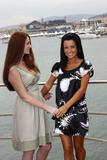 Julia Volkova & Elena Katina of t.A.T.u. posing to promote new film You And I during the Cannes Film Festival